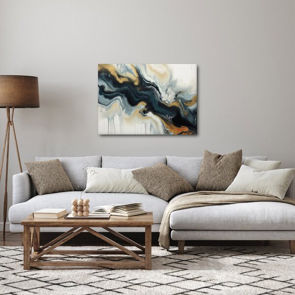 Kép - Márványozott rajz (70x50 cm)