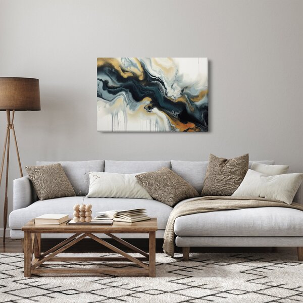 Kép - Márványozott rajz (90x60 cm)