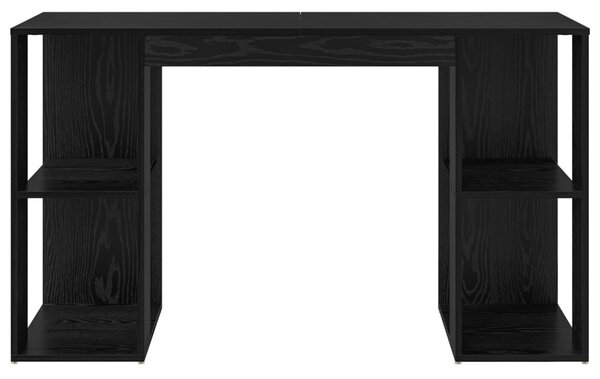 Asztal Fekete tölgy Szerelt Fa 130 x 50.5 x 75 cm