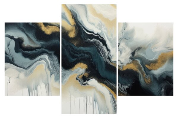 Kép - Márványozott rajz (90x60 cm)