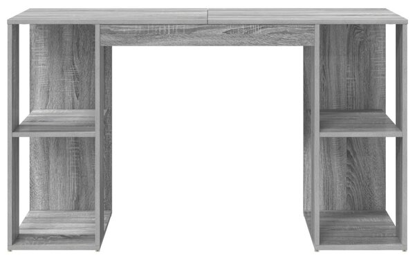 Asztal Szürke Sonoma Szerelt Fa 130 x 50.5 x 75 cm