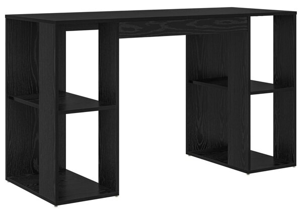 Asztal Fekete tölgy Szerelt Fa 130 x 50.5 x 75 cm