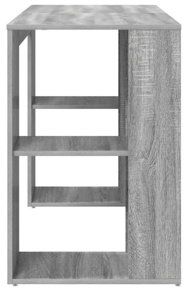 Asztal Szürke Sonoma Szerelt Fa 130 x 50.5 x 75 cm