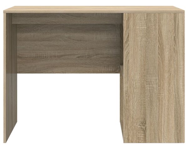 Asztal polcokkal Sonoma tölgy 102 x 50 x 75 cm Faanyag