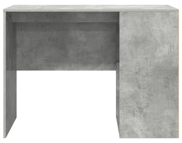 Íróasztal Beton szürke Fa kompozit Kompakt Tárolás Íróasztal