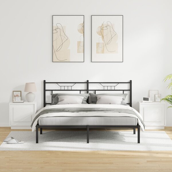 Éjjeliszekrény 2 db Fehér 44 x 34,5 x 45 cm Szerelt Fa