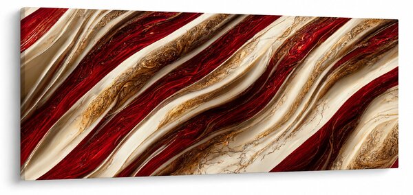 Kép - Arany - fehér textúra (120x50 cm)