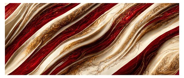 Kép - Arany - fehér textúra (120x50 cm)