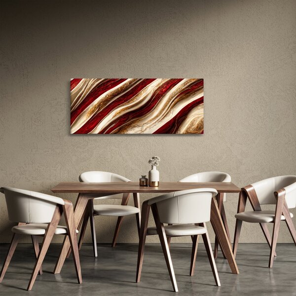 Kép - Arany - fehér textúra (120x50 cm)