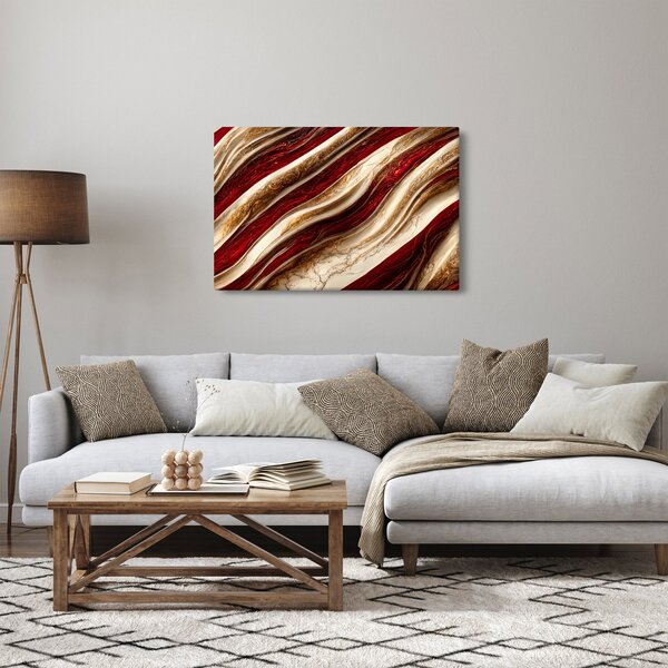 Kép - Arany - fehér textúra (90x60 cm)