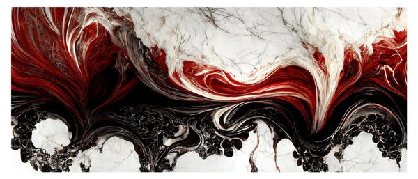 Kép - Modern absztrakció (120x50 cm)