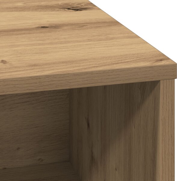 LED-es oldalbordó Artisan tölgy 71x34,5x75 cm Műszaki fa