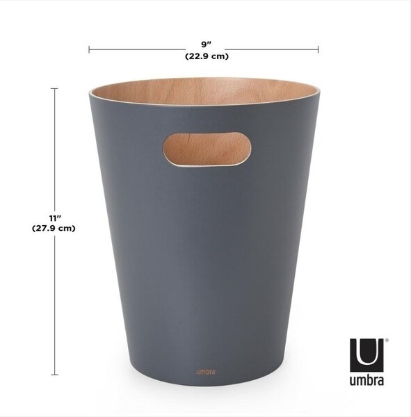 Umbra Woodrow Fa Szemetes Antracit