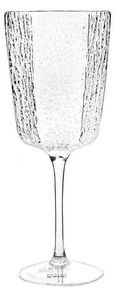 KARE Cascata Kézműves Texturált Borospohár 440ml Átlátszó