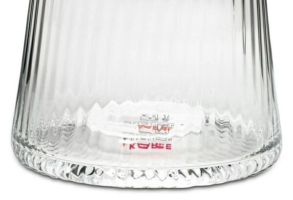 KARE Riffle Átlátszó Üvegpohár Barázdált 440ml