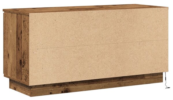 TV Szekrény Régi Fa 100x38x49 cm Szerelt Fa