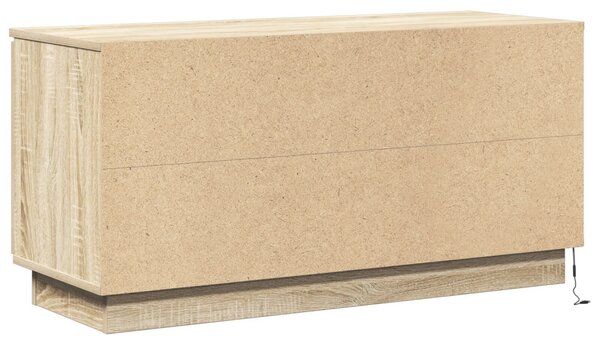 TV szekrény Sonoma tölgy 100x38x49 cm Mérnöki fa