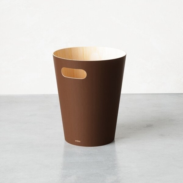 Umbra Woodrow Fa Hulladékgyűjtő Espresso
