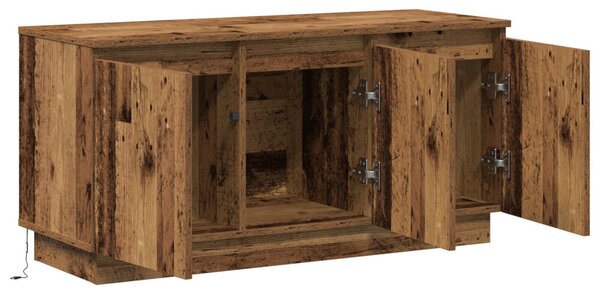 TV Szekrény Régi Fa 100x38x49 cm Szerelt Fa