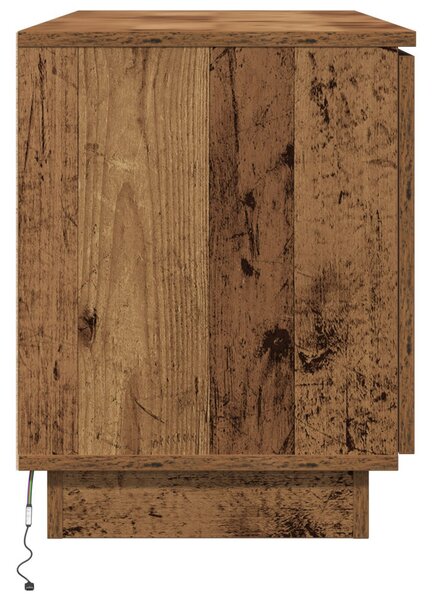 TV Szekrény Régi Fa 100x38x49 cm Szerelt Fa