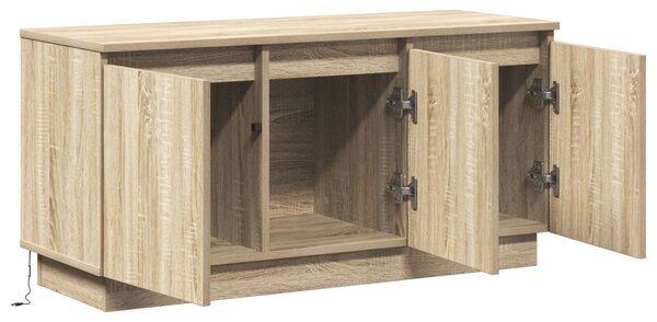 TV szekrény Sonoma tölgy 100x38x49 cm Mérnöki fa