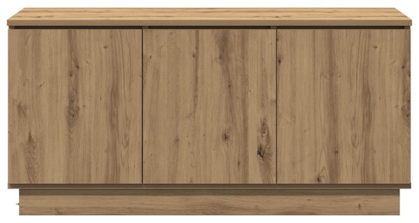 TV Szekrény Tölgyfa 100x38x49 cm Szerelt Fa