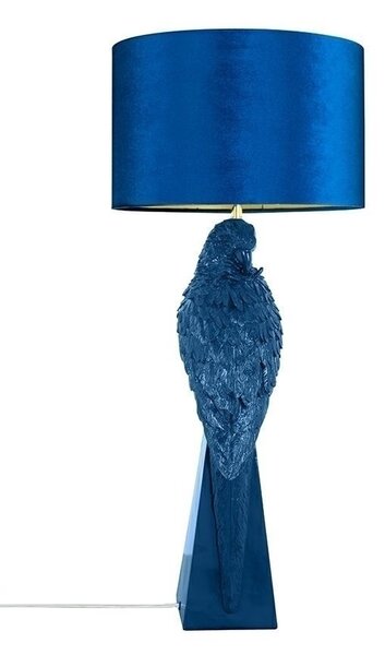 KARE Design Parrot Asztali Lámpa 84 cm Kék Papagáj Dekoratív