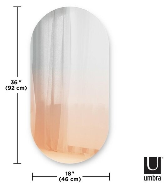 Umbra Misto Ovális Ombre Tükör Réz