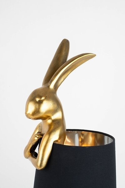 KARE Design Rabbit Asztali Lámpa Arany-Fekete 50cm