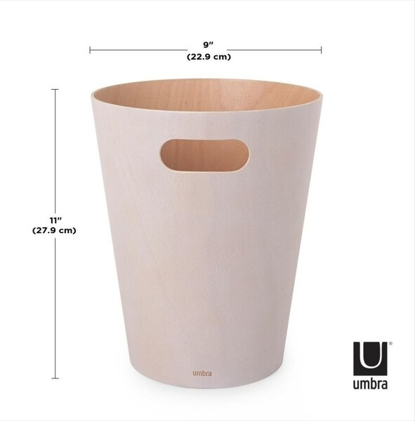 Umbra Woodrow Fa Szemetes Fehér