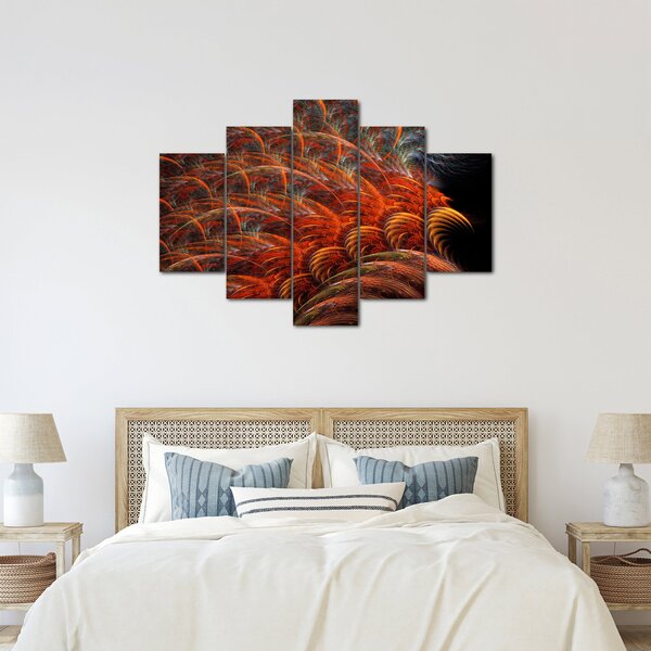 Kép - Absztrakt toll utánzat (150x105 cm)