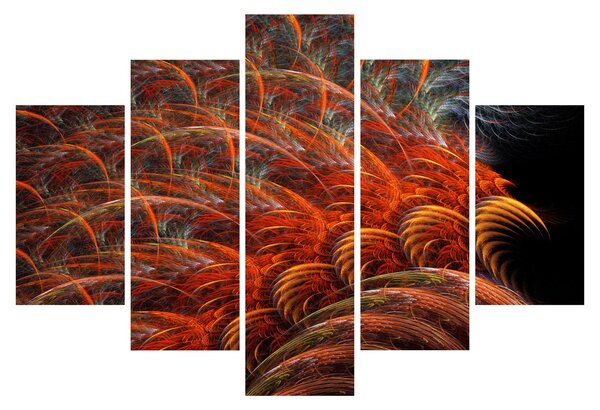 Kép - Absztrakt toll utánzat (150x105 cm)