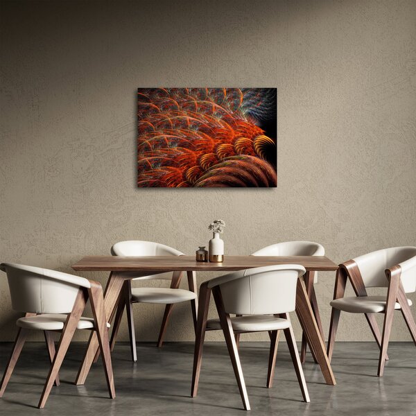Kép - Absztrakt toll utánzat (70x50 cm)