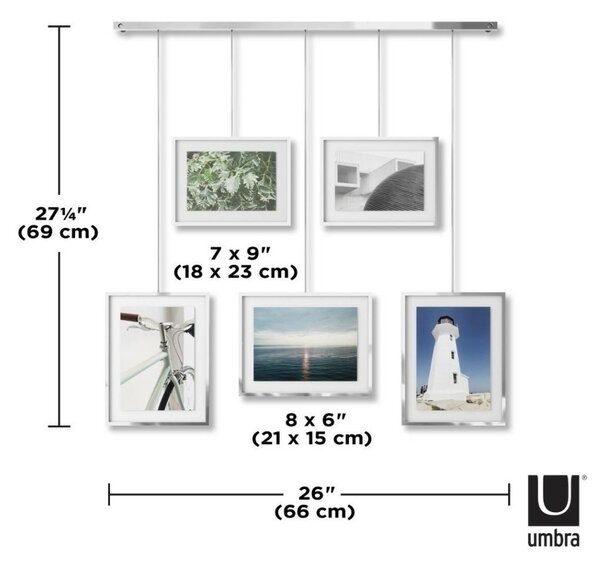 Umbra Exhibit Króm Függő Képkeret Rendszer