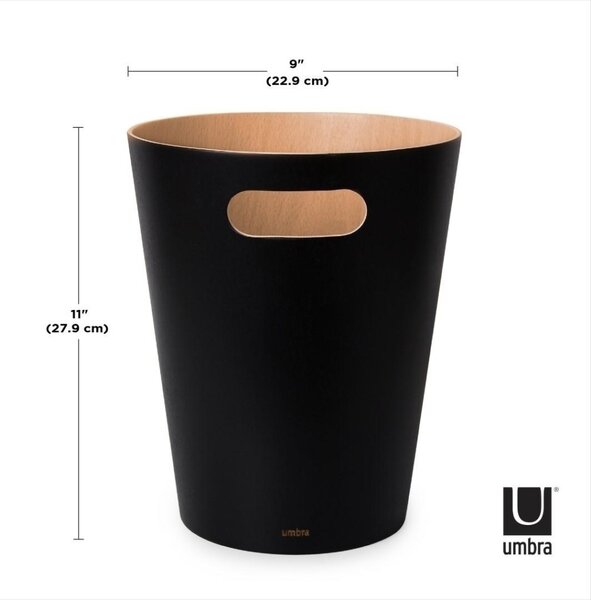 Umbra Woodrow Fa Szemetes Fekete