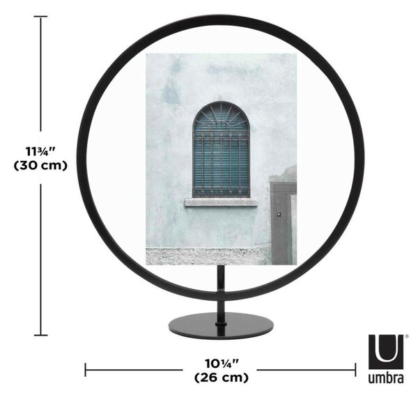 Umbra Infinity Kör Alakú Fekete Képkeret