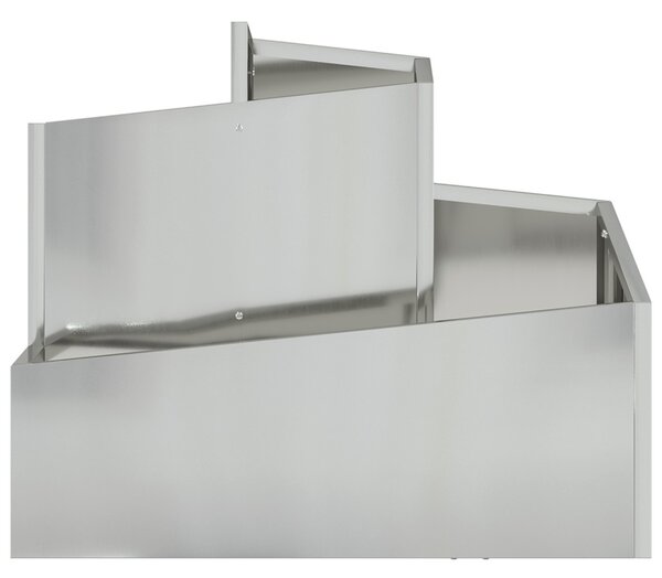 Fém Virágcserép Galvanizált Galvanizált Acél Közepes