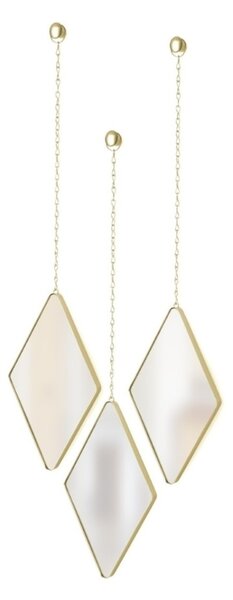 Umbra Dima Diamond Arany Gyémánt Tükör Szett