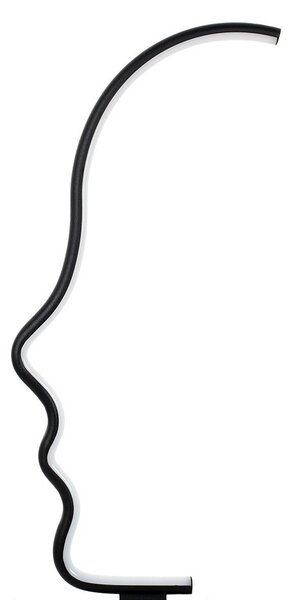 King Home Face Table LED Asztali Lámpa Fekete Minimalista