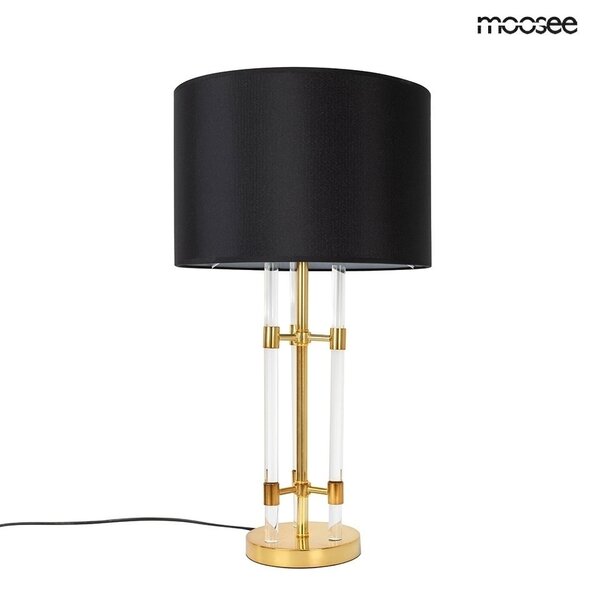 Moosee Moxy Asztali Lámpa Üveg Arany-Fekete Elegáns