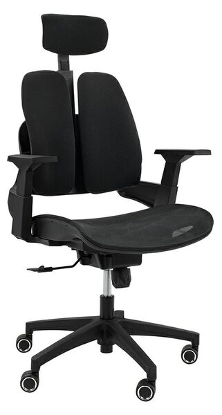 King Home Ventiler Ergonomikus Irodai Szék Fekete Hálós