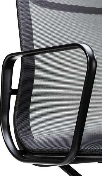 King Home Aeron Premium Hálós Irodai Szék Fekete Alumínium