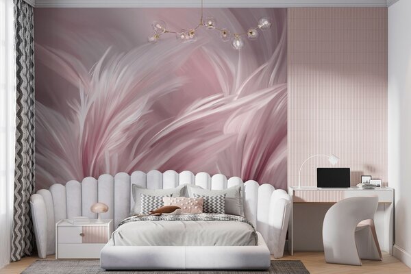 Fotótapéta Elegáns tollak rózsaszín árnyalatokban, Fotótapéta absztrakt, w05658v1 : Uwalls.hu