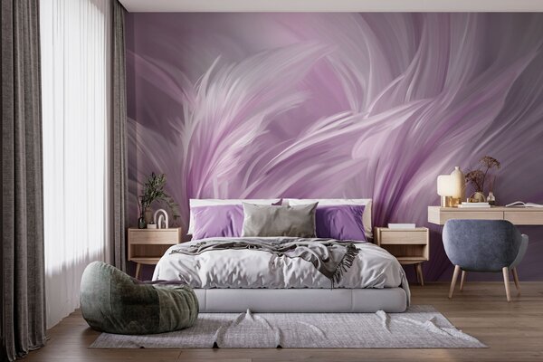 Fotótapéta Elegáns tollak lila árnyalatokban, Fotótapéta absztrakt, w05658v2 : Uwalls.hu