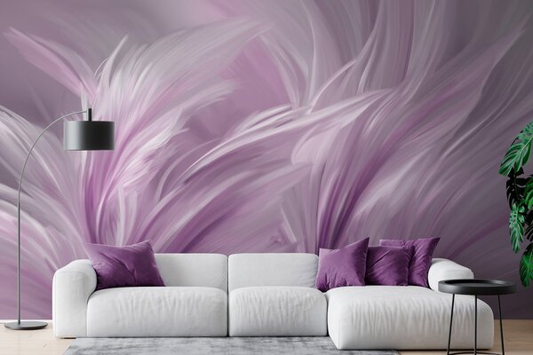 Fotótapéta Elegáns tollak lila árnyalatokban, Fotótapéta absztrakt, w05658v2 : Uwalls.hu