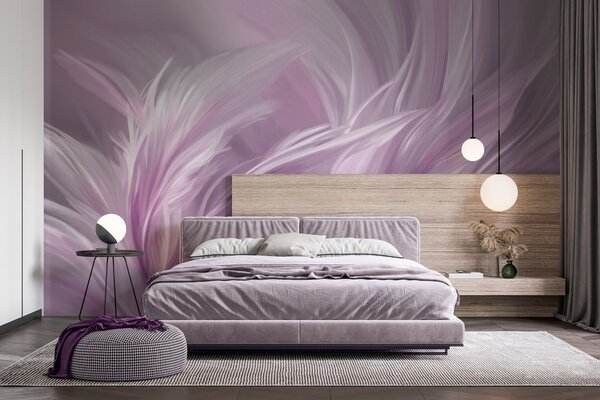 Fotótapéta Elegáns tollak lila árnyalatokban, Fotótapéta absztrakt, w05658v2 : Uwalls.hu