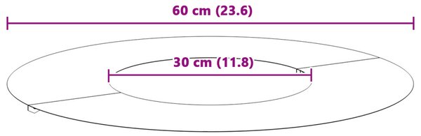 Horganyzott Virágcserép Horganyzott Fém Közepes Tartós