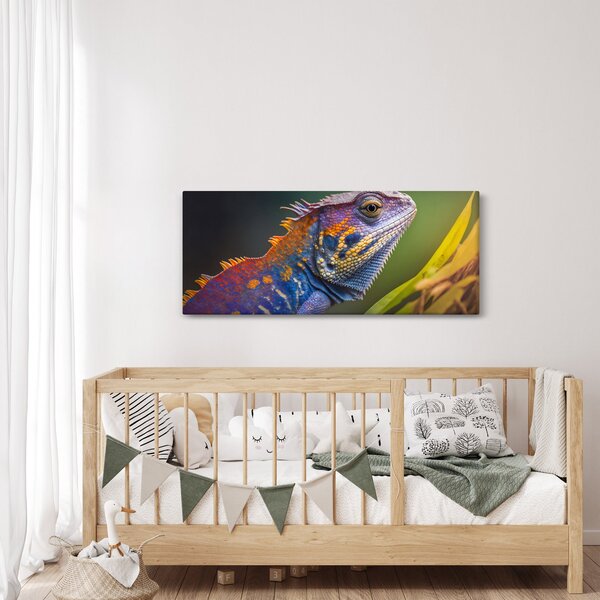 Kép - A színes leguán (120x50 cm)