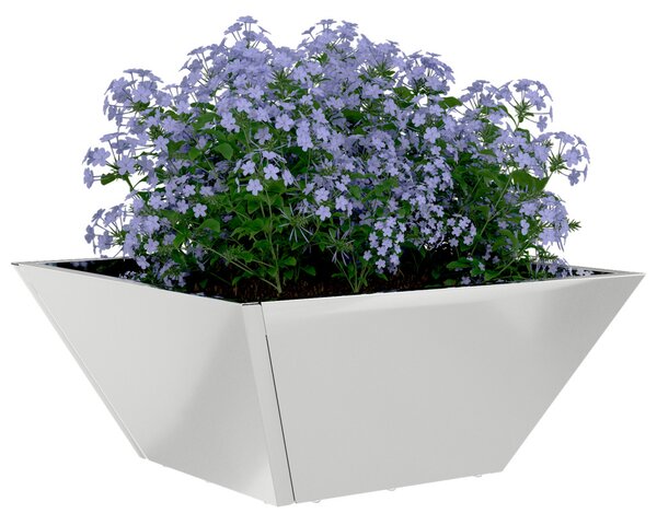 Fém virágcserép Galvanizált acél 35 x 35 x 15 cm Virágcserép