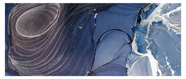 Kép - Márványozott tinta (120x50 cm)